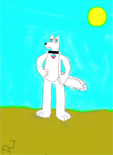 I imagine this is me as a dog, bit low on artistic quality but it works, I guess....
