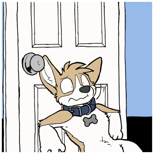 Doug Against the Door Sticker - King Recolor.png